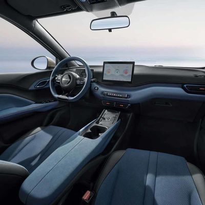5 مقاعد BYD EV سيارة توفير الطاقة مع الخ الميزات الداخلية الطاقة النظيفة السيارة الكهربائية غول البحر