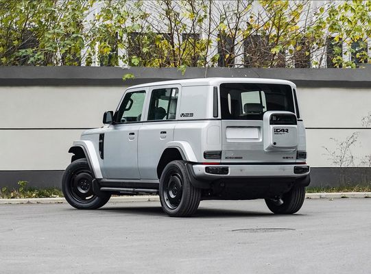 5 مقاعد سيارات الدفع الرباعي الكهربائية الكاملة Chery iCAR V23 مع سقف شمسي وكاميرا خلفية سيارة كهربائية نقية 2025