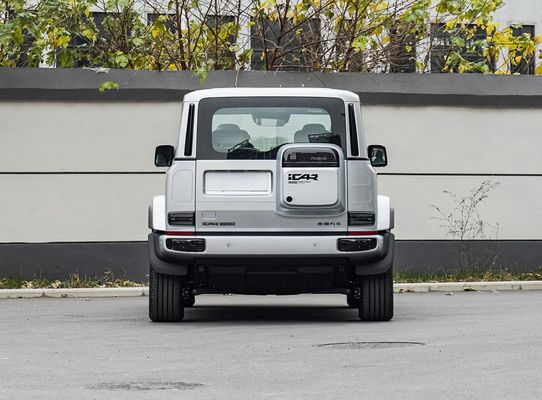 5 مقاعد سيارات الدفع الرباعي الكهربائية الكاملة Chery iCAR V23 مع سقف شمسي وكاميرا خلفية سيارة كهربائية نقية 2025