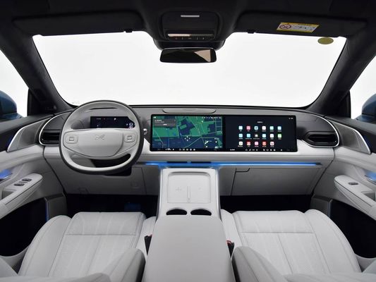 2025 Xpeng G9 سيارات الدفع الرباعي الكهربائية الكاملة 93.1kWh سعة البطارية 423kW أقصى طاقة المحرك 680km مدى طويل وشحن سريع مع سقف شمسي